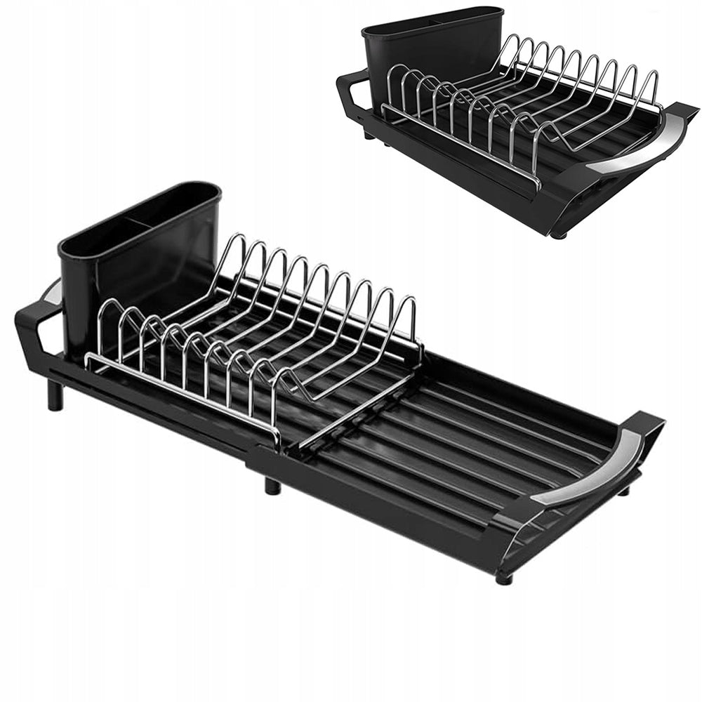 DISH DRYER STANDING DISH DRAINER TRAY WITH DRAIN ADJUSTABLE Packaging status original