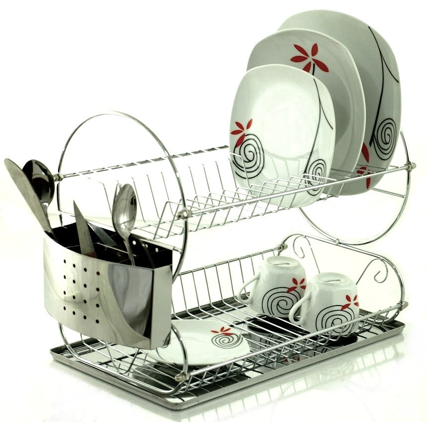 DISH DRYER TWO-TIER STANDING DRAINER 45 cm x 24 cm x 34 cm Manufacturer code MX 0082