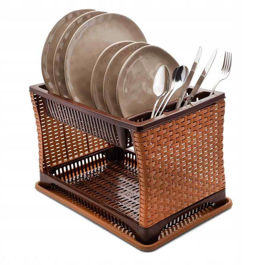 DISH DRYER Two-level DRAINER Violet House Rattan 42x31x28cm