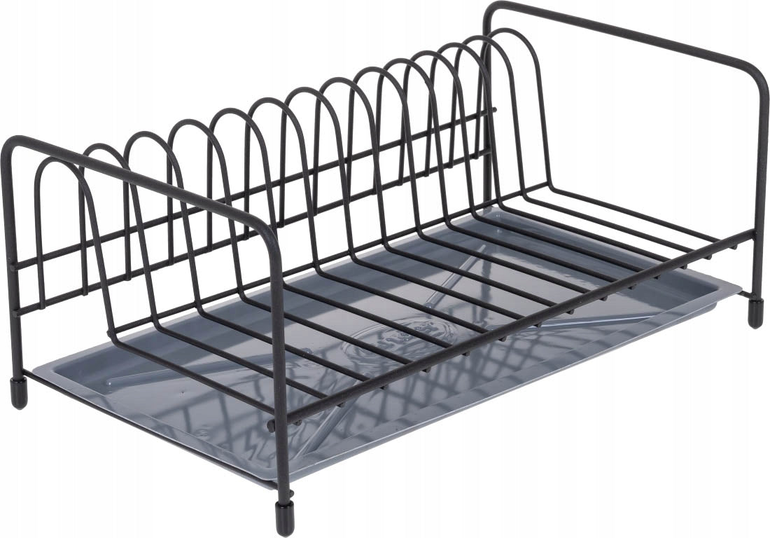 DISH DRYER drainer MINI BLACK WITH TRAY 1G