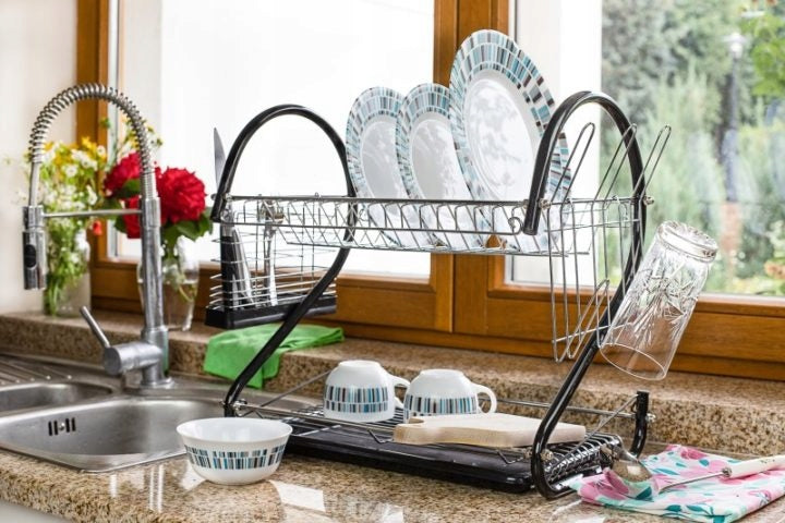 DISH DRYER drainer TWO-LEVEL with TRAY Manufacturer code 00077