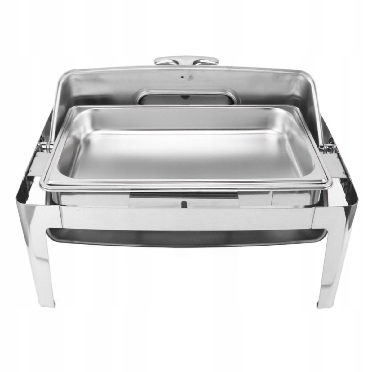 DISH WITH ABRASIONS STAINLESS STEEL BUFFET 9L ET CATERING J0