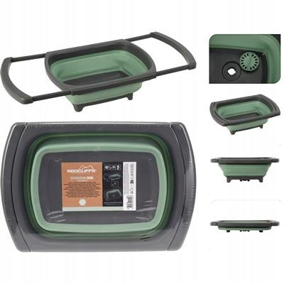 DISHWASH BOWL FOLDABLE GREEN C