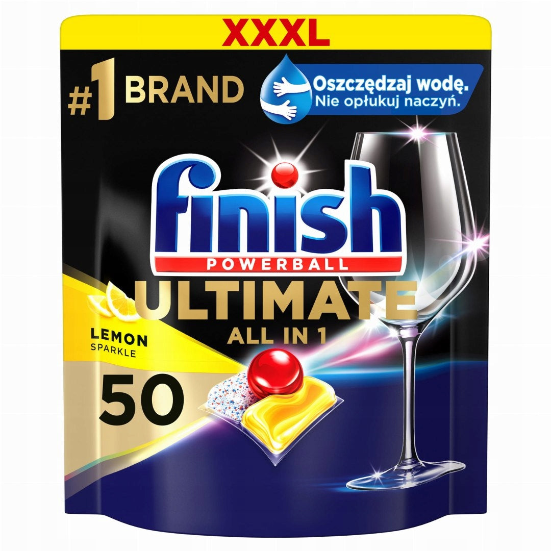 DISHWASHER CAPSULES ALL-IN-1 50 LEMON TABLETS