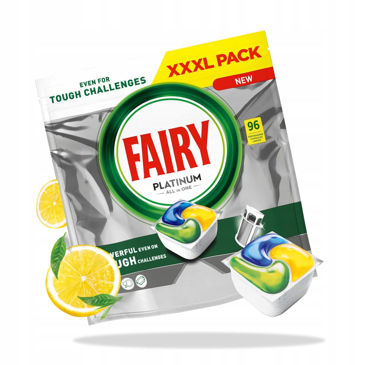 DISHWASHER CAPSULES FAIRY PLATINUM ALL IN ONE 96 PCS