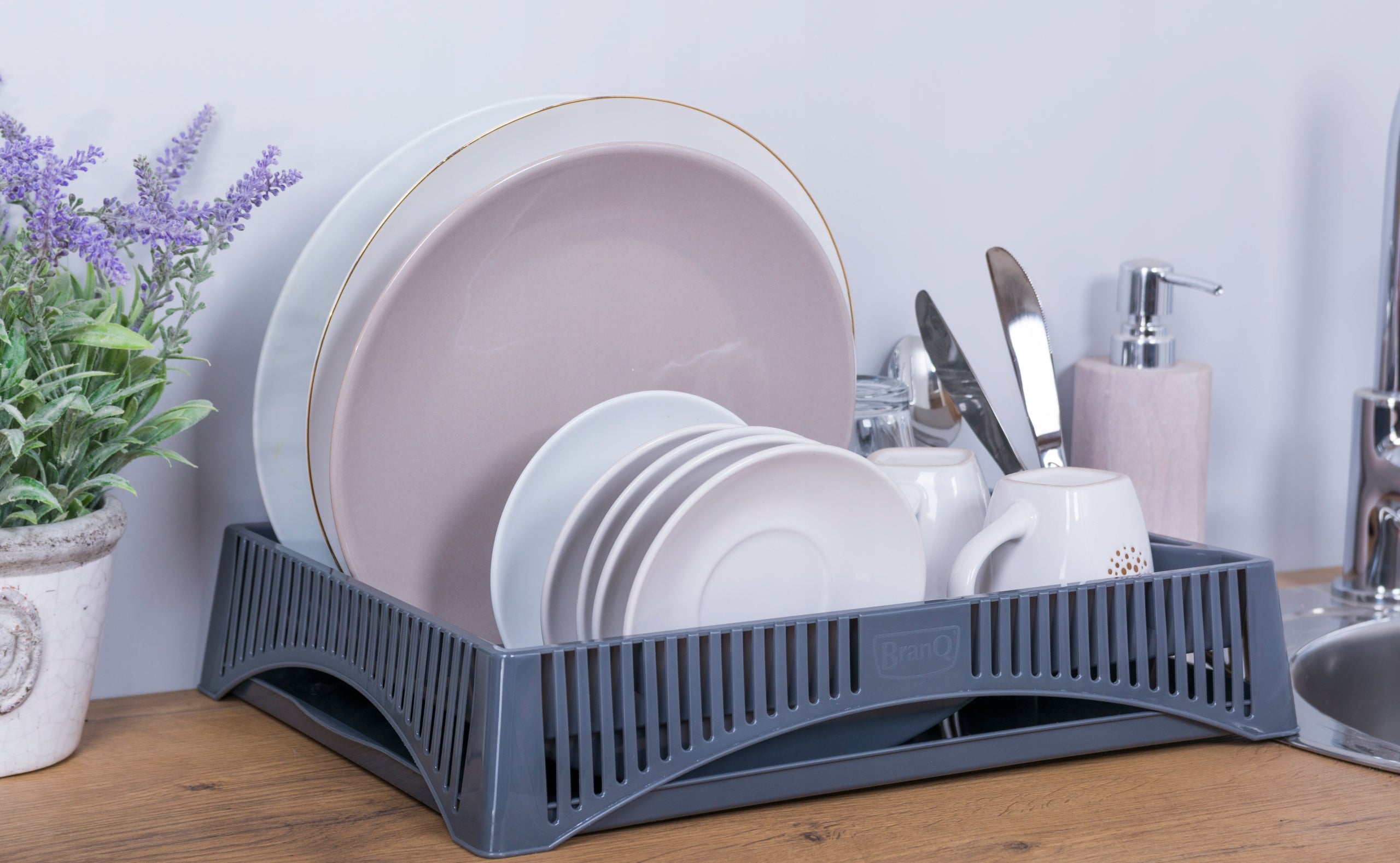 DISHWASHER DISH DRYER FOR CUTLERY LARGE WITH TRAY BRANQ 30x40 Manufacturer code 01953