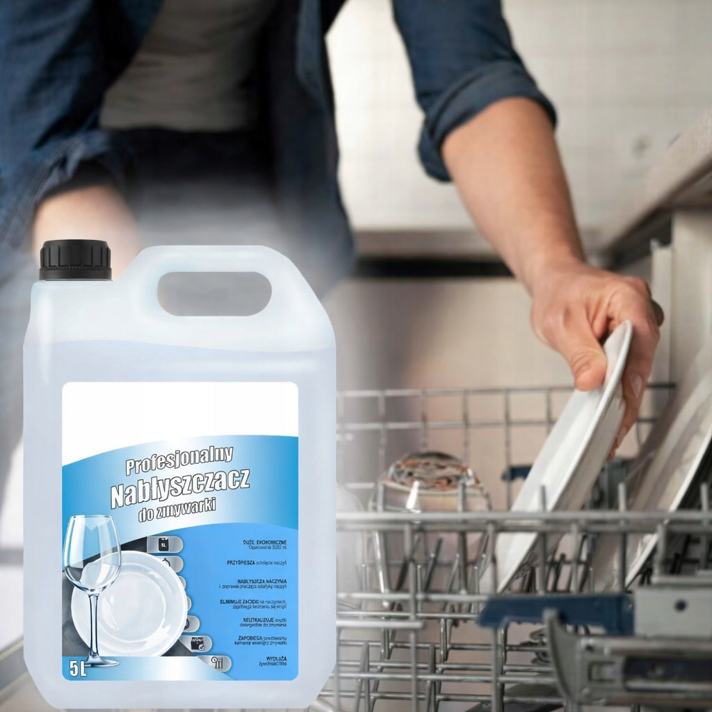 DISHWASHER LIQUID RINSE AID 5L EFFECTIVE QUALITY EFFICIENT Manufacturer code 10877