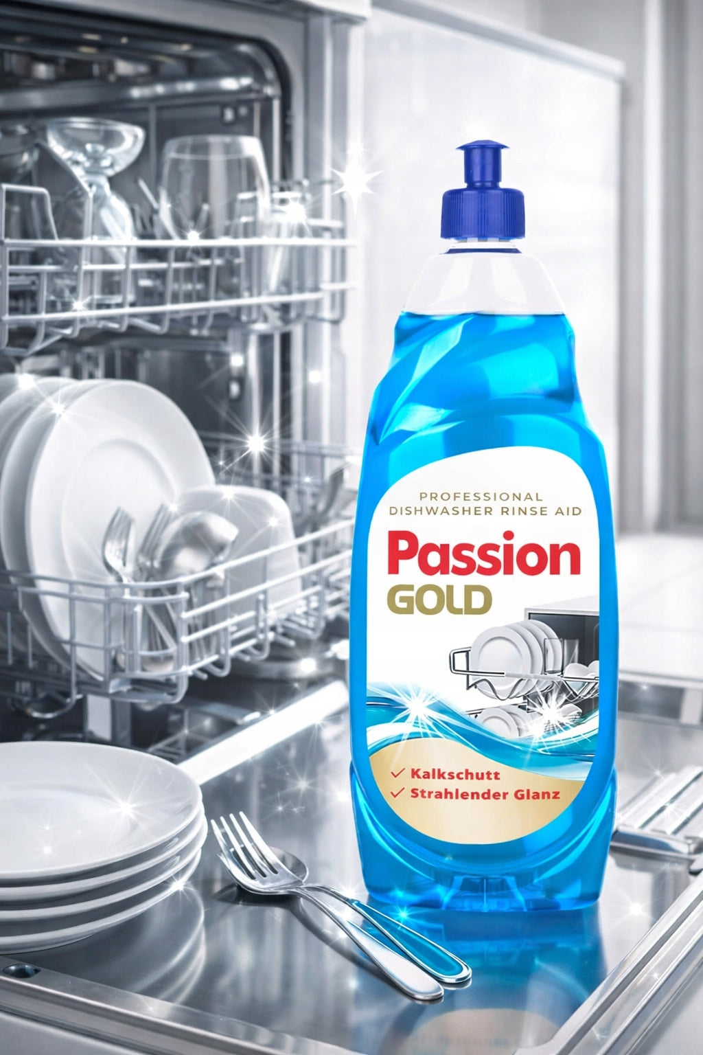 DISHWASHER RINSE AID PASSION GOLD 850ML GLOSS EFFECTIVE Manufacturer code 4260145999935
