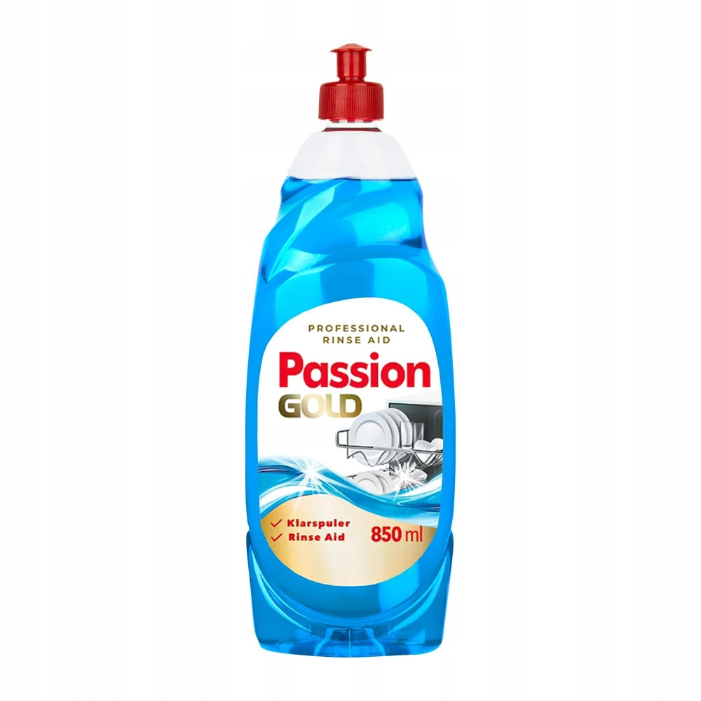 DISHWASHER RINSE AID PASSION GOLD 850ML GLOSS EFFECTIVE