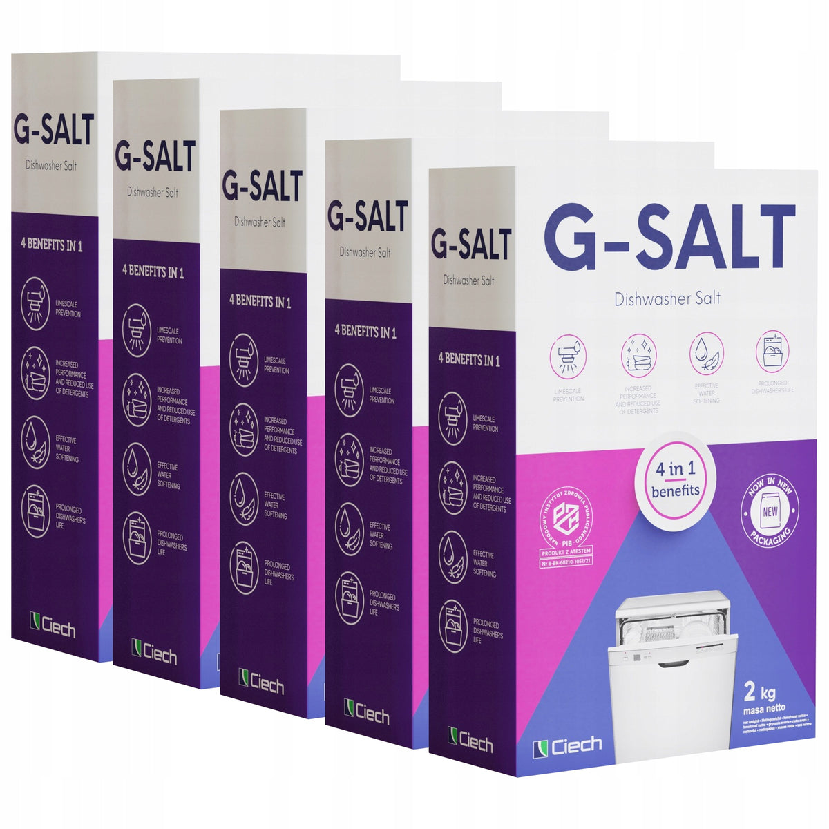 DISHWASHER SALT 10 KG SALT GRANULES CIECH G-SALT