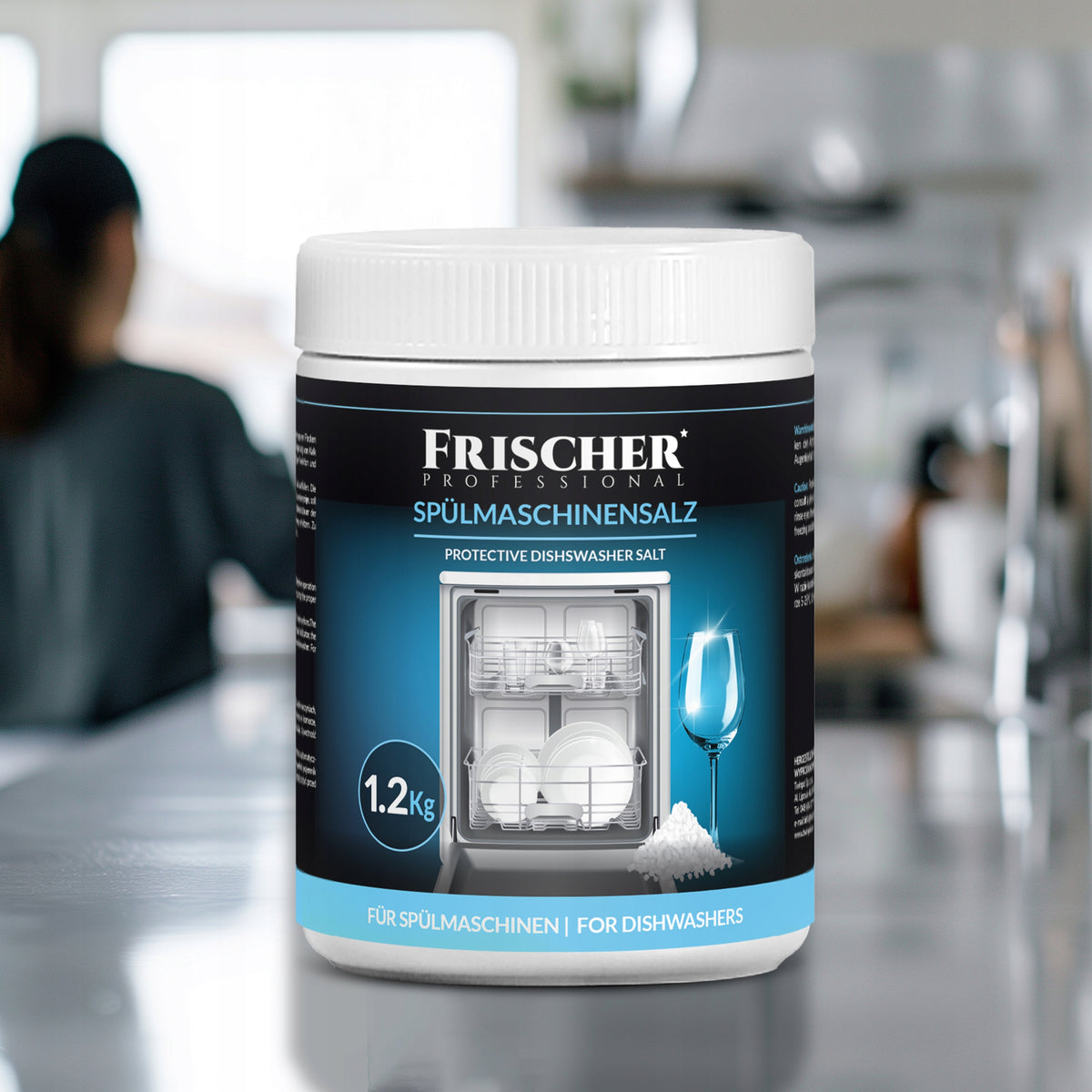 DISHWASHER SALT WATER SOFTENING PROTECTION FOR DISHWASHERS 1,2KG Packaging status original