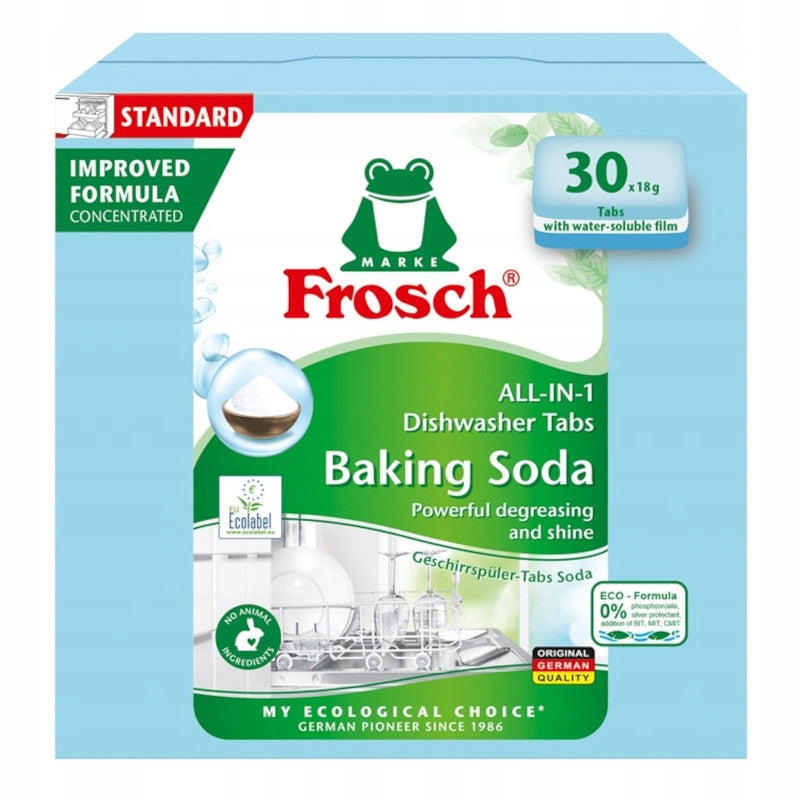 DISHWASHER cube TABLETS Frosch sodium 2x30 pcs.