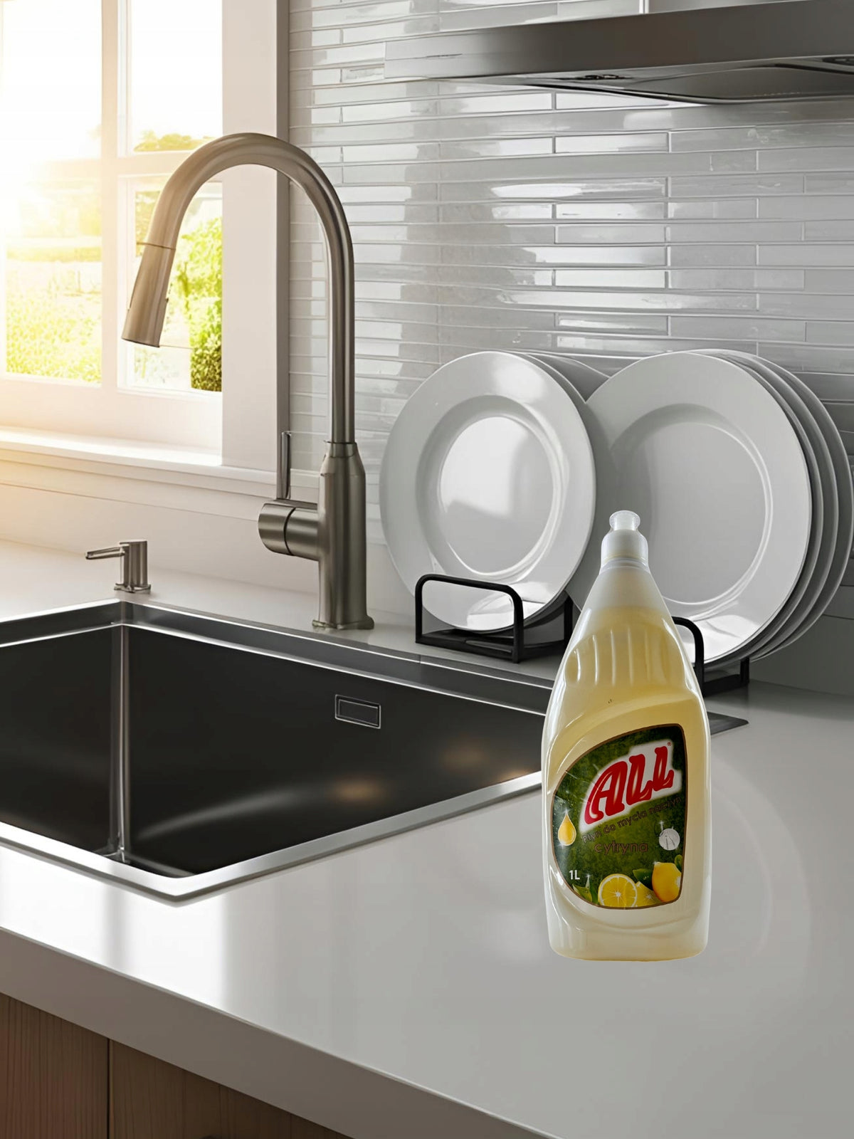 DISHWASHING LIQUID ALL LEMON 1L Manufacturer code ALL płyn