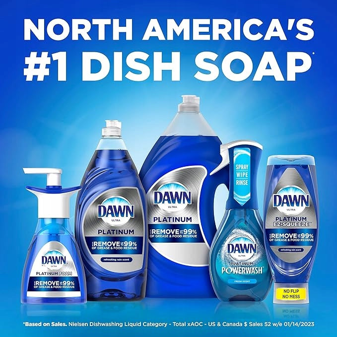 DISHWASHING LIQUID DAWN ORIGINAL 532ML FROM USA Manufacturer code 030772094037