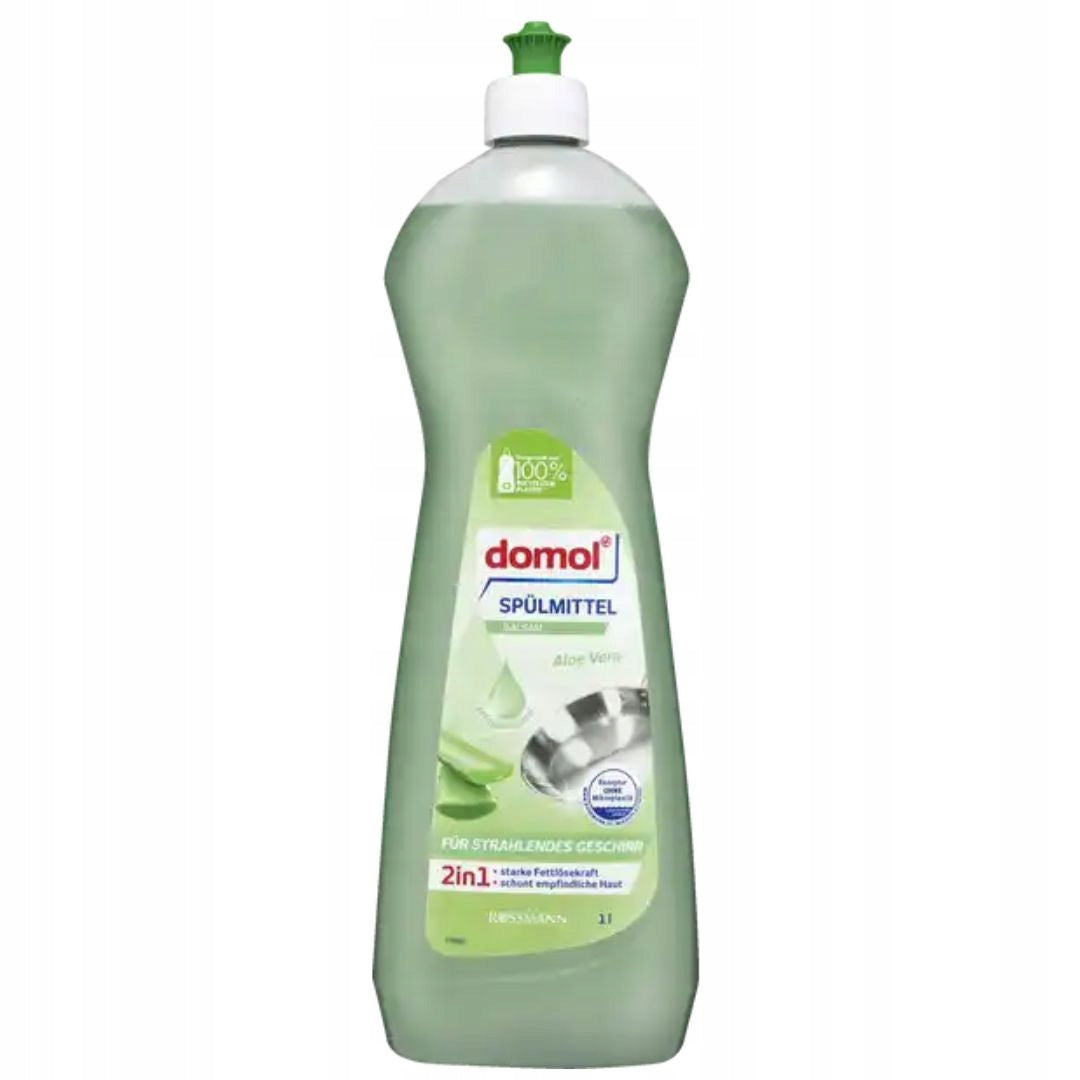 DISHWASHING LIQUID DOMOL ALOE VERA BALM 1L. FROM GERMANY