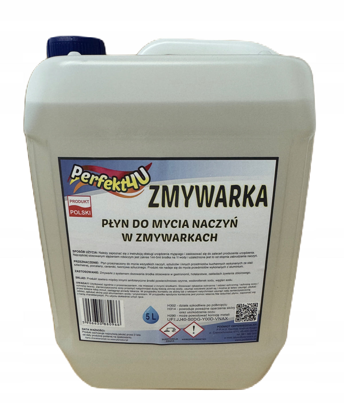 DISHWASHING LIQUID IN GASTRONOMIC DISHWASHERS (HoReCa) 5L