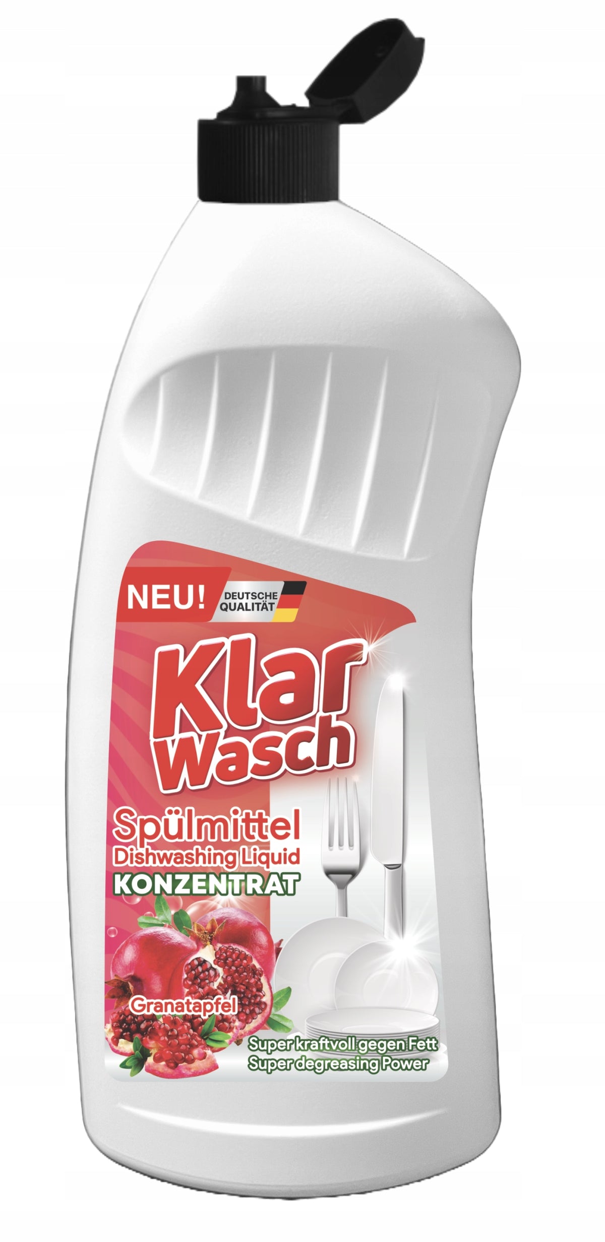 DISHWASHING LIQUID KLAR WASCH POMEGRANATE 1L CONCENTRATE