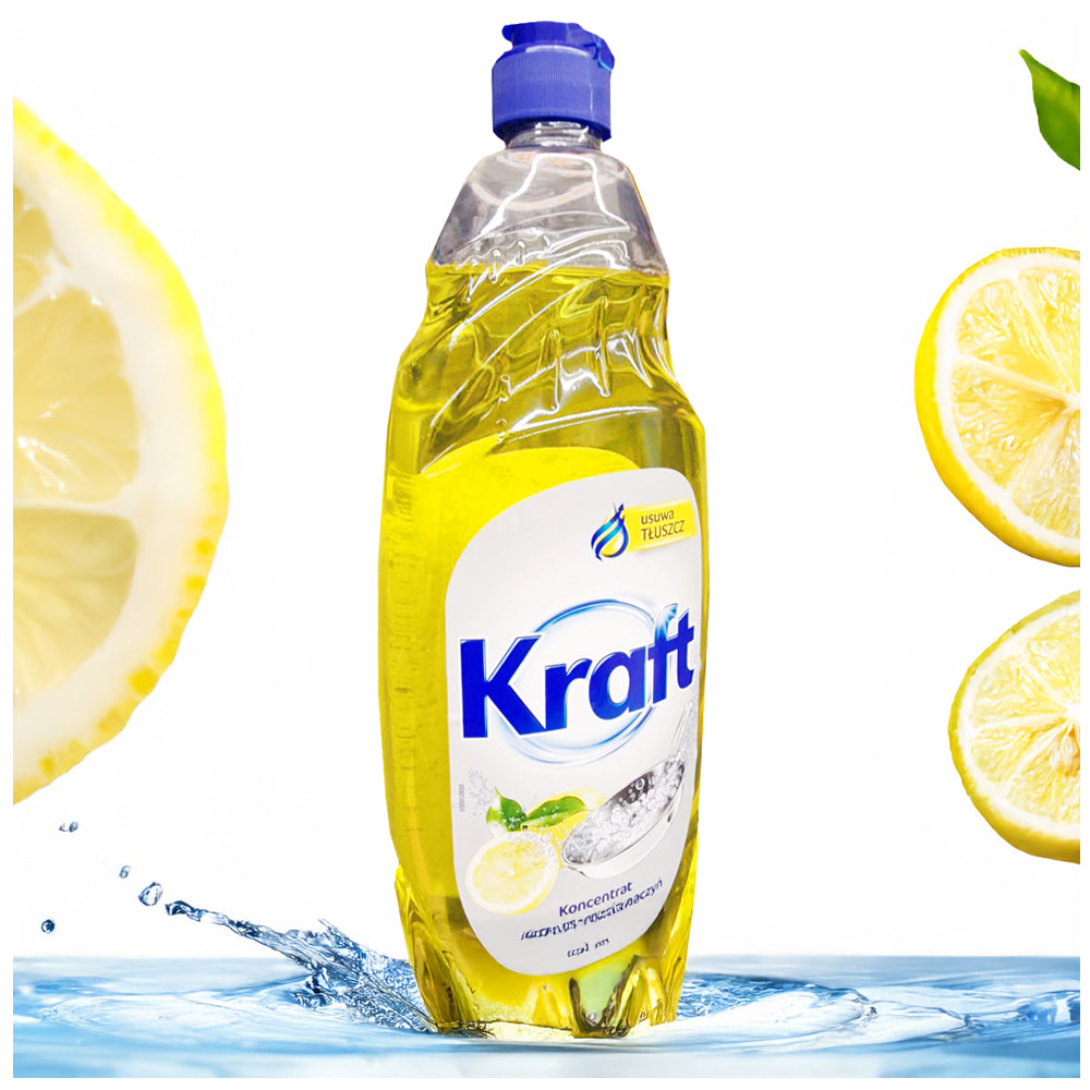 DISHWASHING LIQUID KRAFT LEMON THICK FOAM SUPER EFFICIENT 850ML