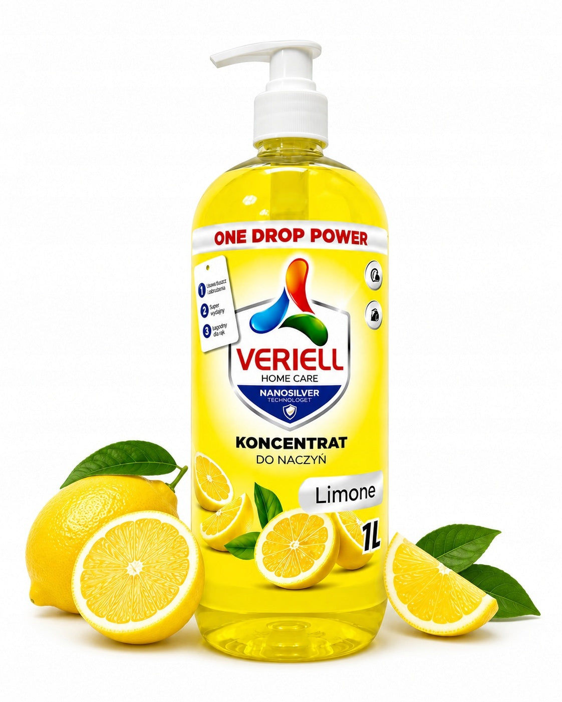 DISHWASHING LIQUID VERIELL LEMON 1000 ML CONCENTRATE LIMONE