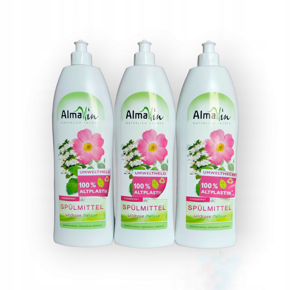 DISHWASHING LIQUID WILD ROSE - LEMON BALM (CONCENTRATE) ECO 1 L - ALMAWIN Manufacturer code 77-8020001