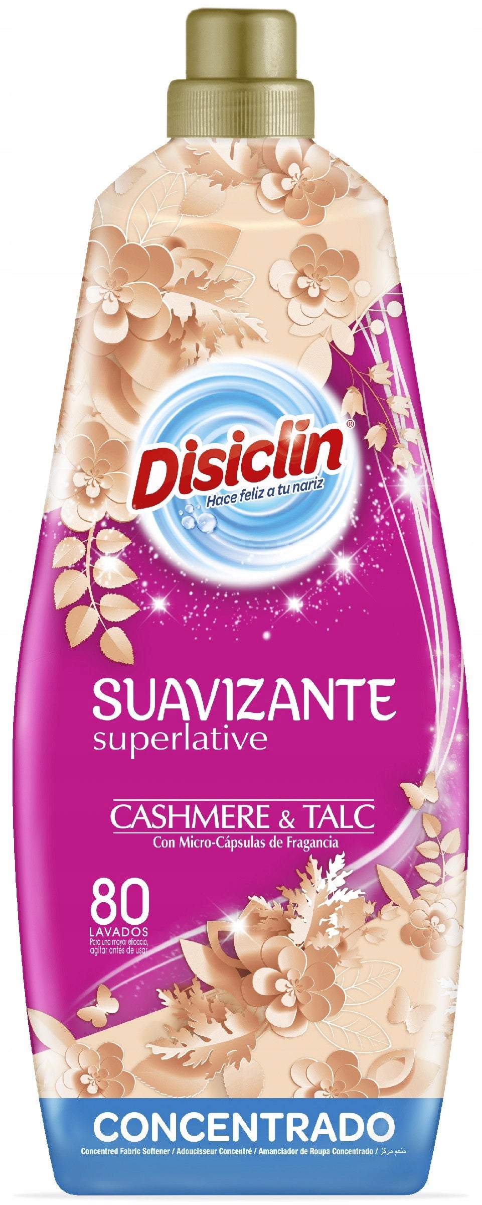 DISICLIN Fabric Softener Cashmere & Talc 1440 ml 80 rinses