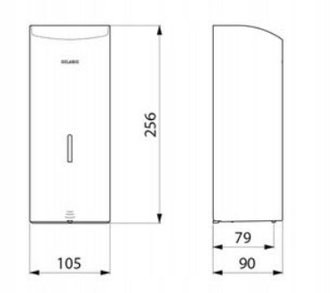 DISINFECTANT AND SOAP DISPENSER - ELECTRONIC, WALL MOUNT EAN (GTIN) 4011432293386