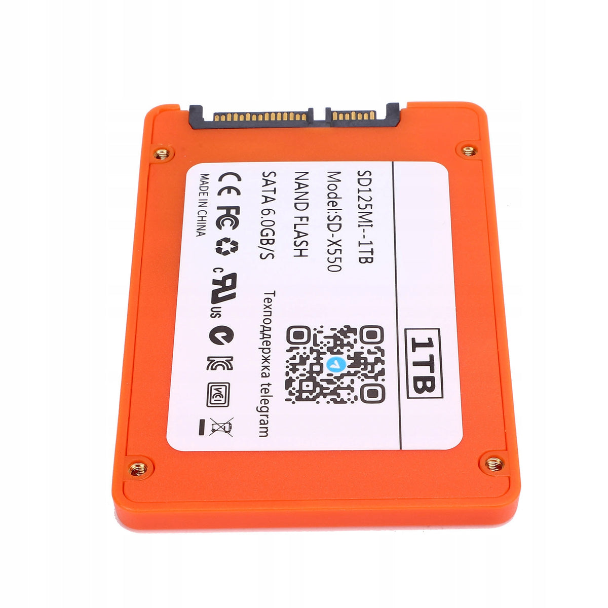 DISK SSD 2,5 INCH SATA III 6GB/S MEMORY 3D NAND 1T ORANGE Packaging status original