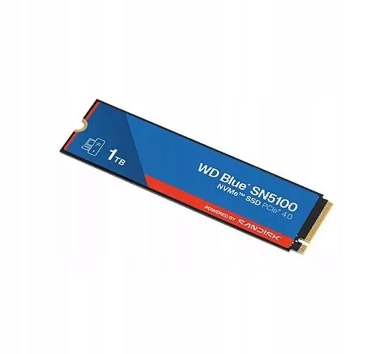 DISK SSD SANDISK WD BLUE SN5100 1TB M.2 PCIE Manufacturer code WDBS4F0010BNC-WRSN