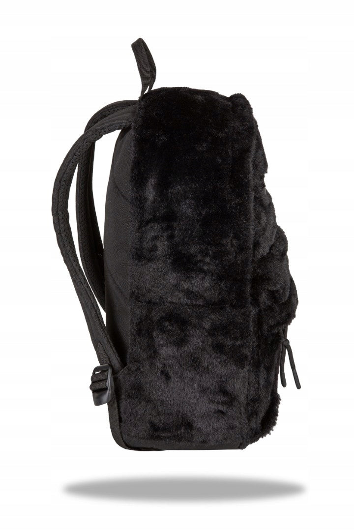 DISNEY FLUFFY - YOUTH PLUSH BACKPACK (16) - STITCH - BLACK Manufacturer code F151001
