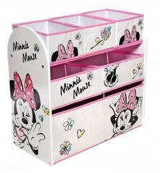 DISNEY MOUSE MINNIE MICA BOOKCASE CONTAINER ORGANIZER
