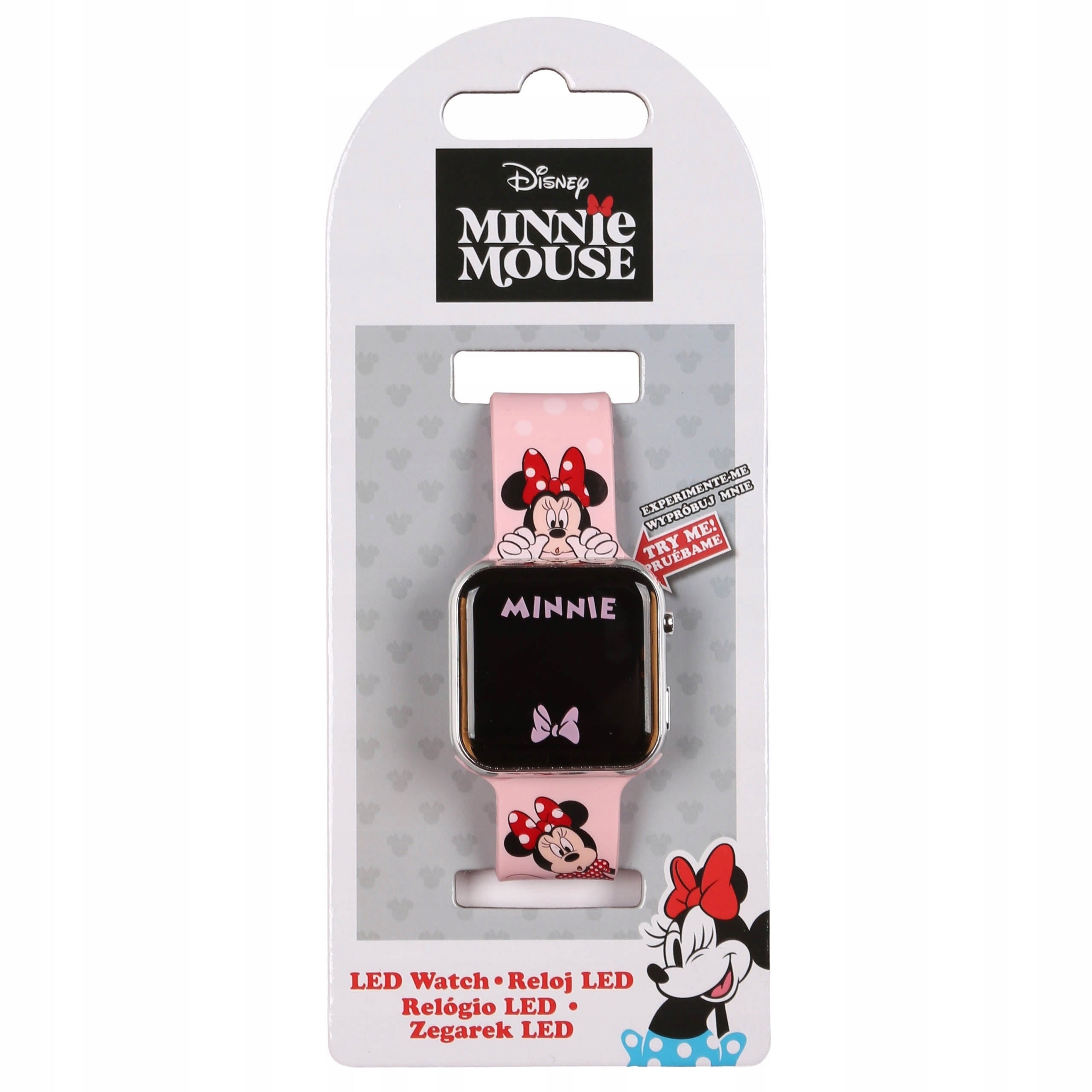 DISNEY Minnie Mouse DIGITAL LED Wristwatch Girls Date and Time Brand Disney