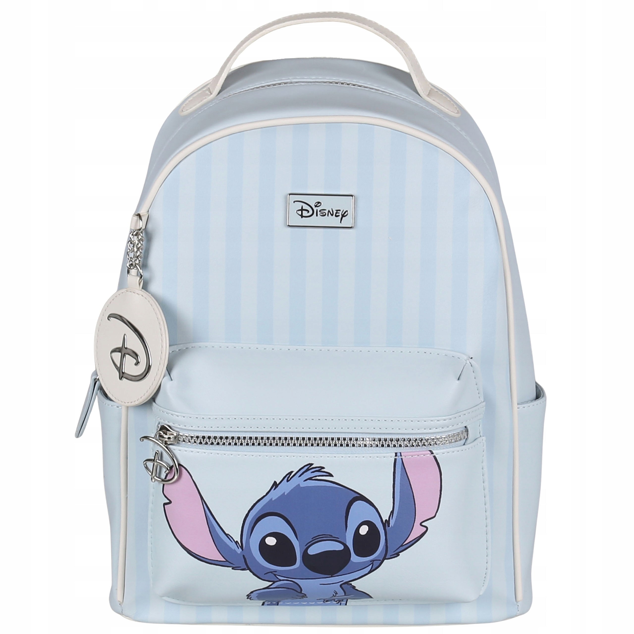 DISNEY Stitch ECO-LEATHER YOUTH backpack, ROOMY women's urban backpack Packaging status original