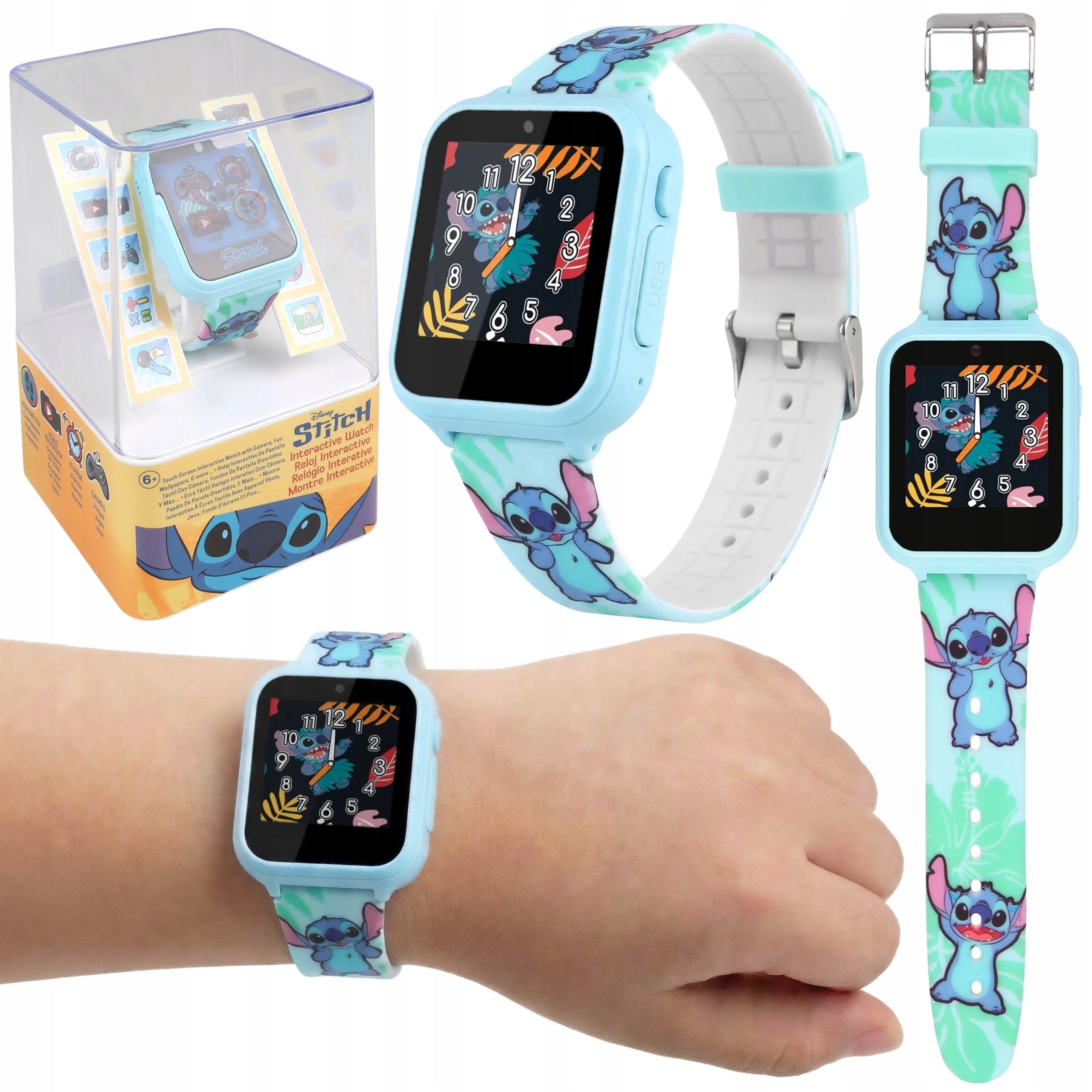 DISNEY Stitch MULTIFUNCTIONAL kids watch, smartwatch, MULTIPLE FUNCTIONS