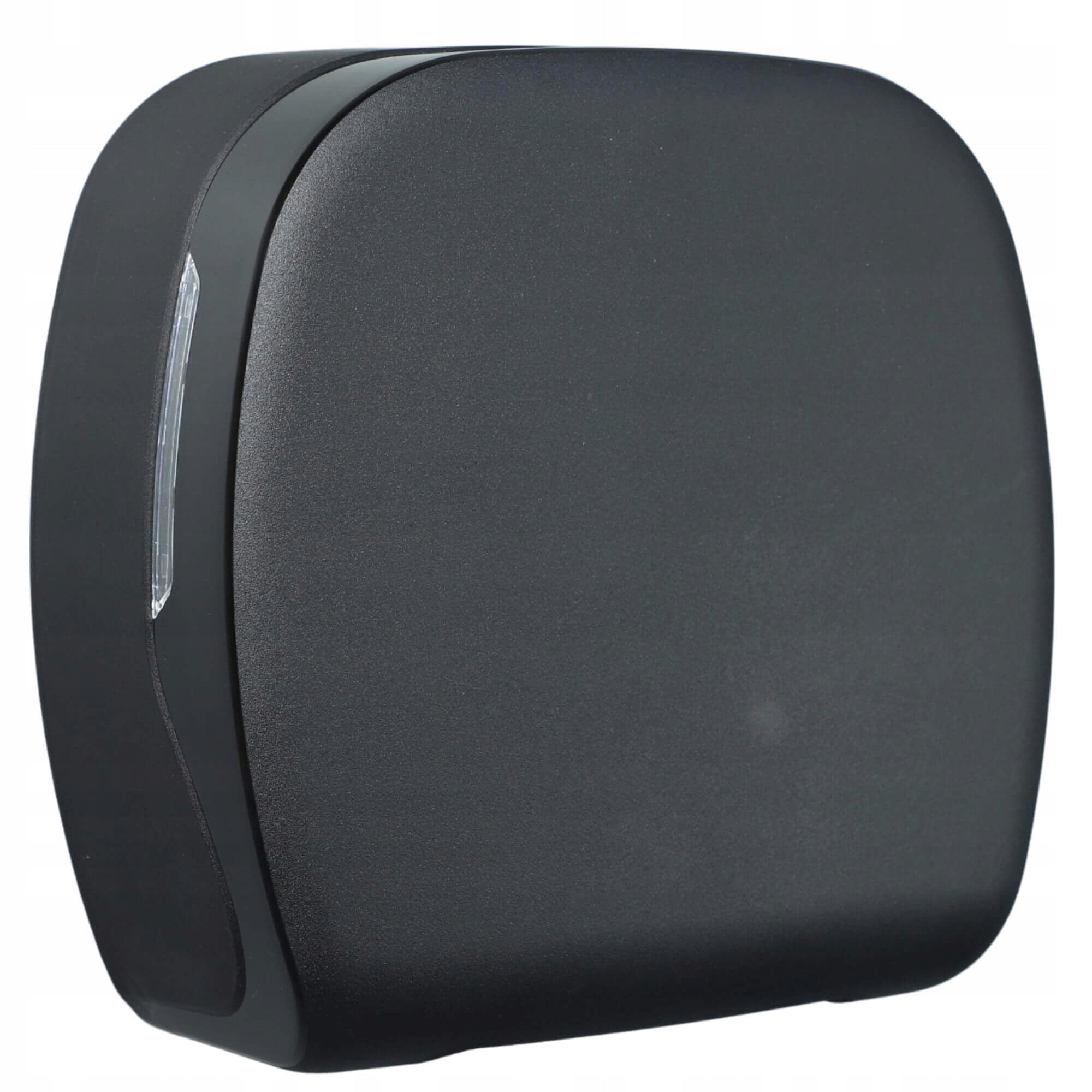 DISPENSER BLACK large for toilet paper in roll 26cm JUMBO