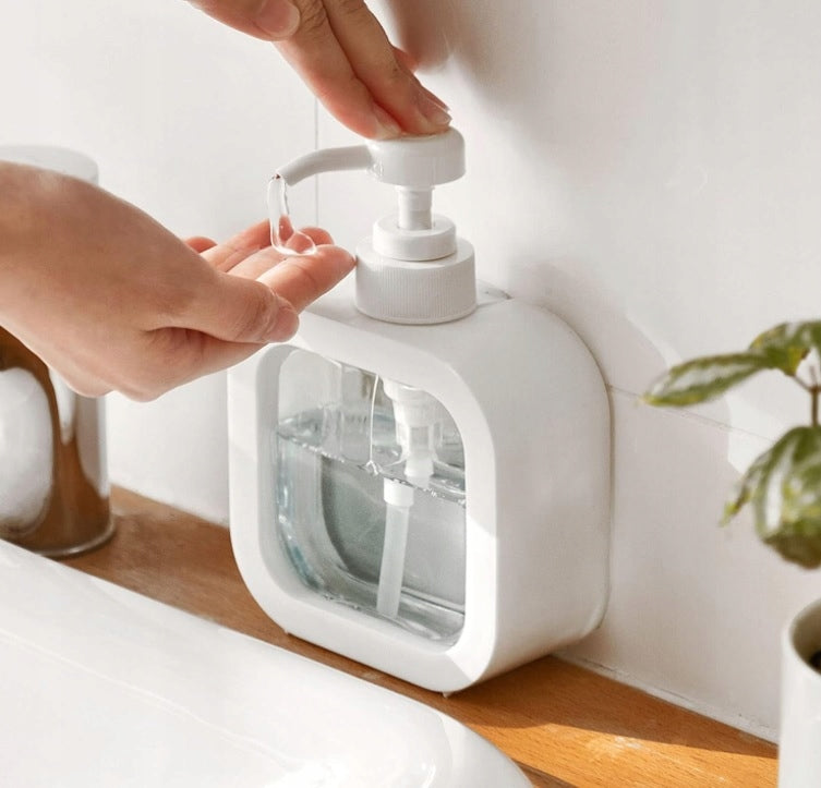 DISPENSER SOAP CONTAINER GEL LIQUID WITH PUMP SOAP DISPENSER 300 ML Packaging status original