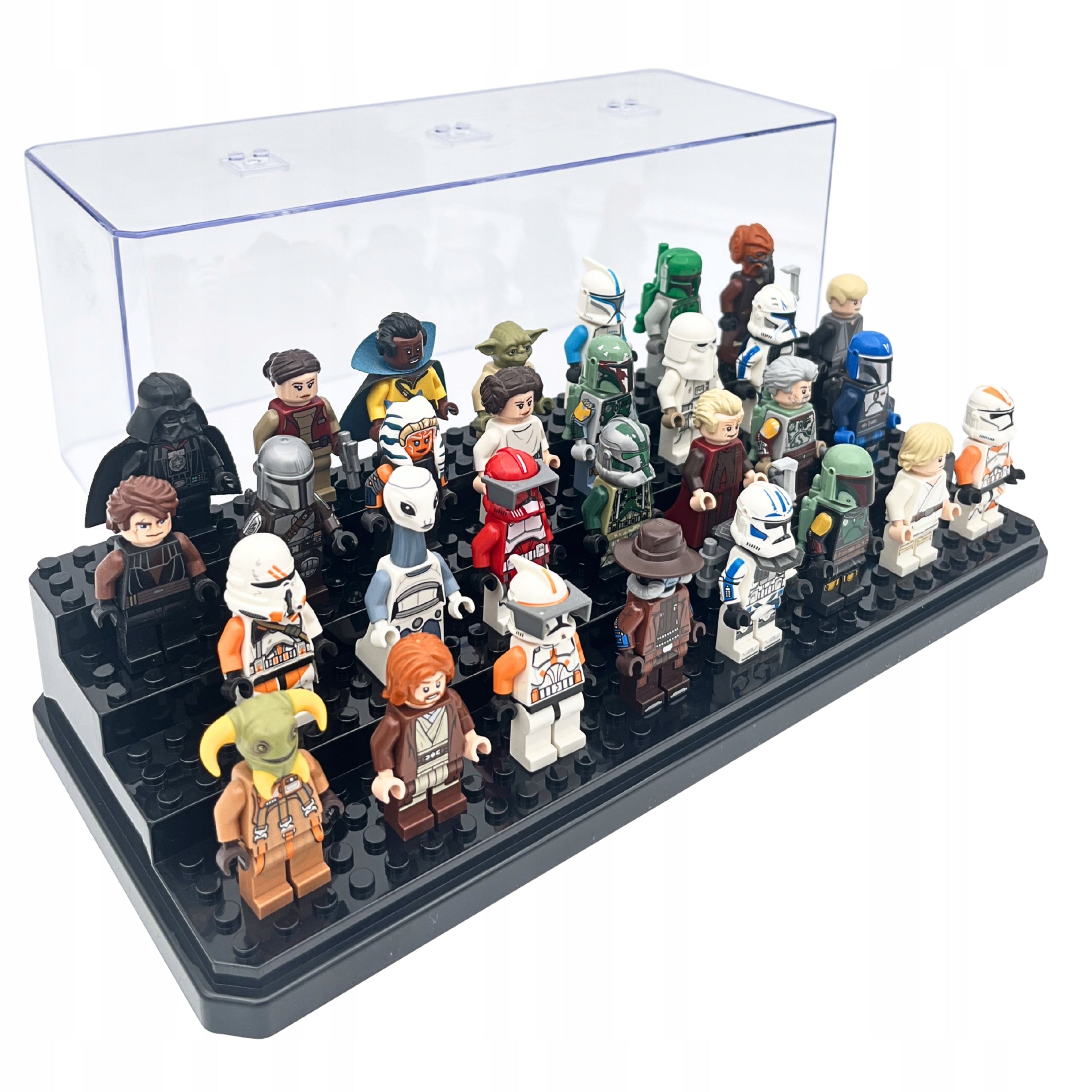 DISPLAY CASE FOR LEGO FIGURINES LARGE COLLECTOR'S DISPLAY CASE FOR BLOCKS Packaging status original
