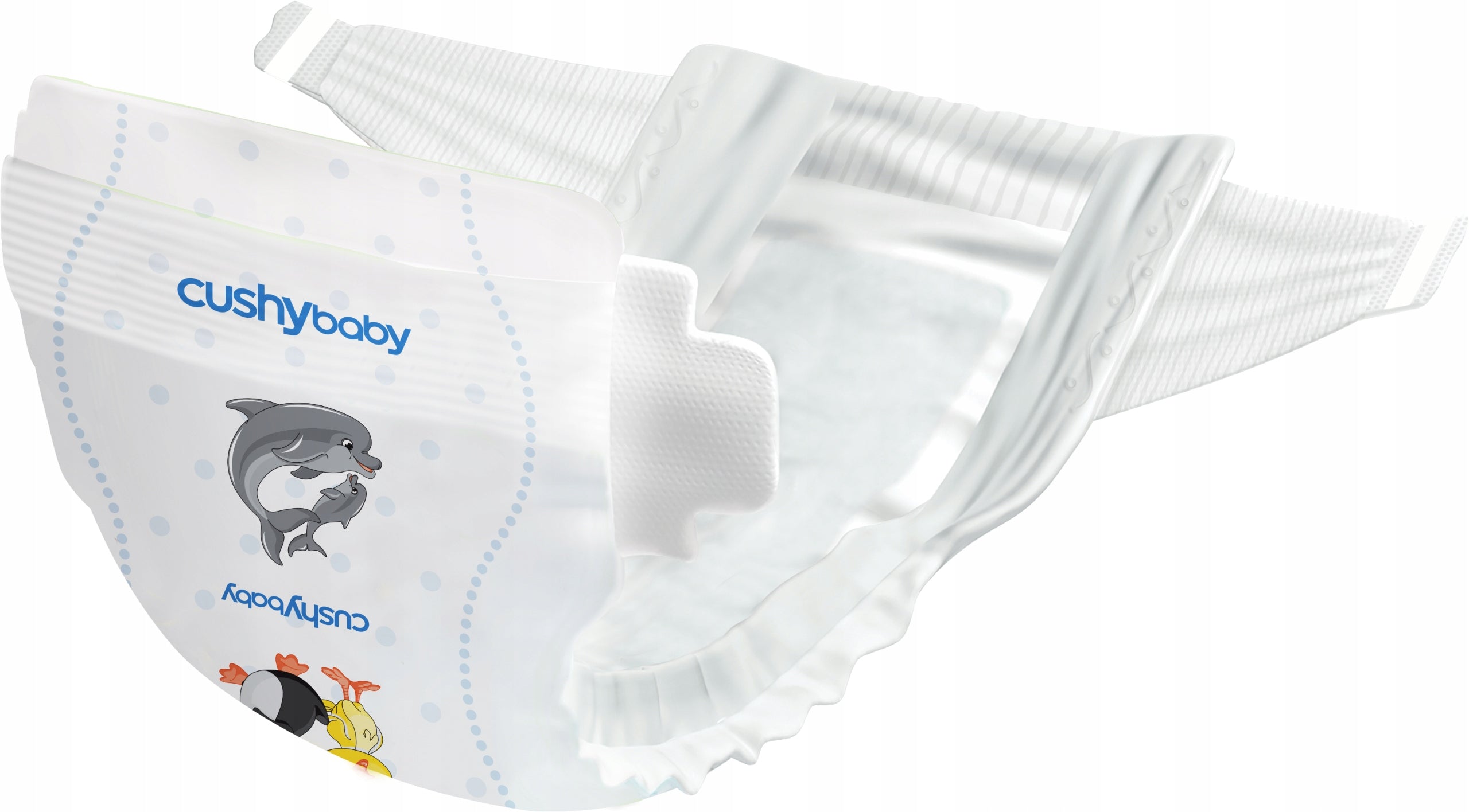 DISPOSABLE DIAPERS CUSHY BABY MIDI SIZE 3 4-9KG 70 PIECES JUMBO
