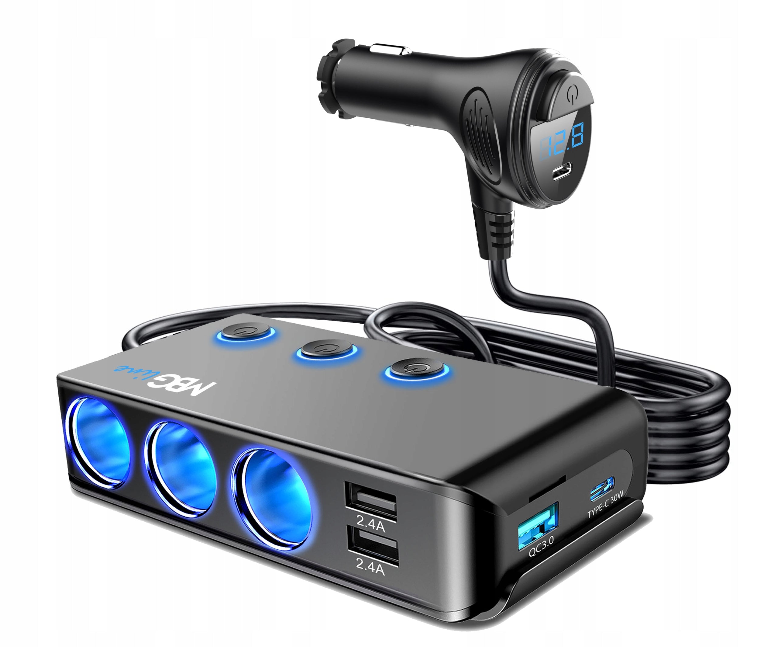 DISTRIBUTOR 12-24V 4xUSB QC PD EAN (GTIN) 5902659172334