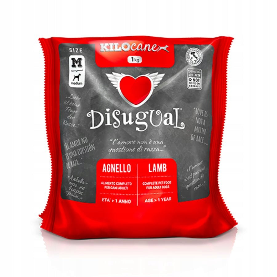 DISUGUAL Dry food for adult dogs LAMB size M 1kg Manufacturer code 8033993955196