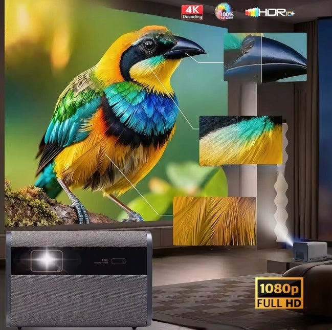 DITONG 3500ANSI Full HD 4K 32GB WIFI 6 Projector [Certificate] Packaging status original