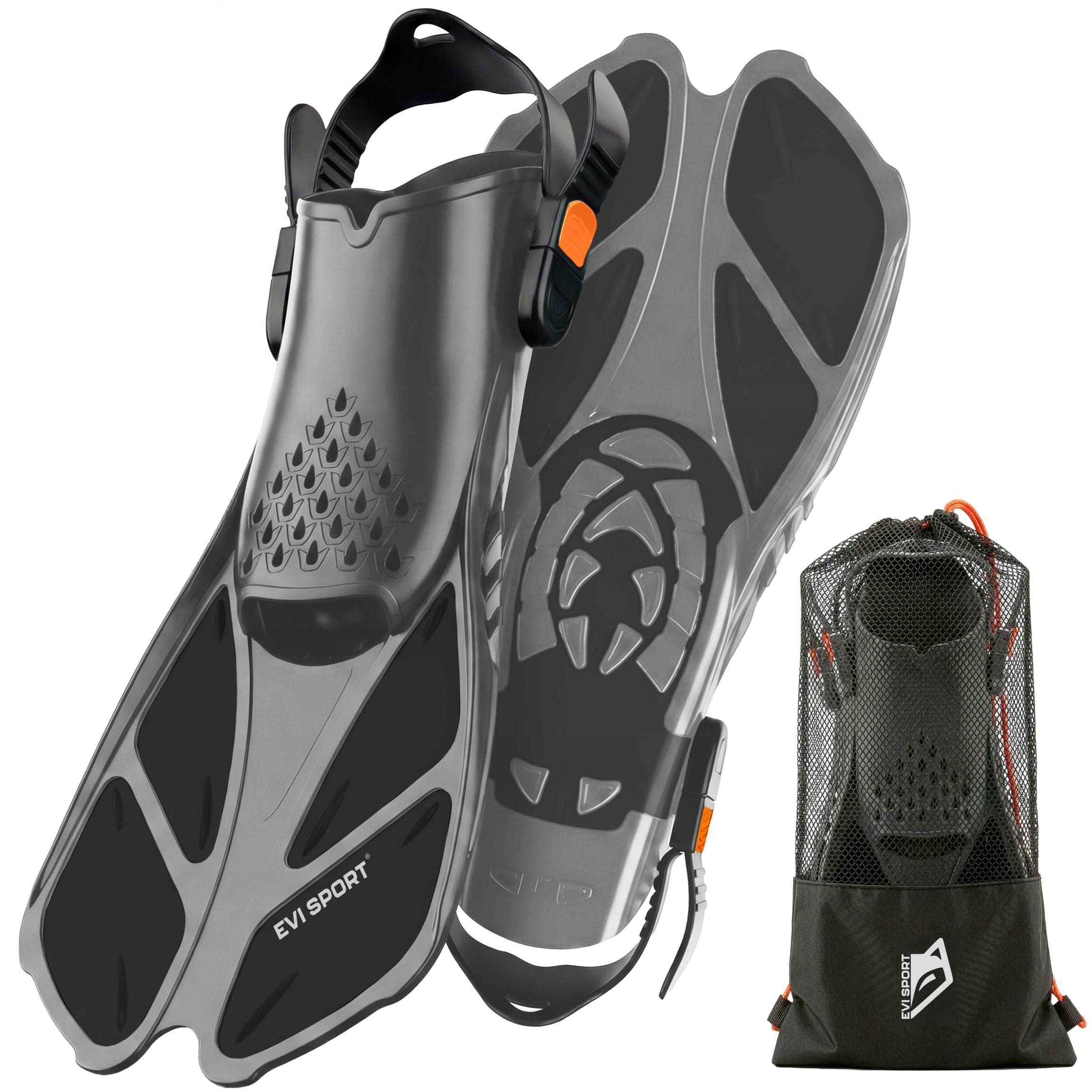 DIVING FINS SNORKELING ADJUSTABLE SHORT 42-47