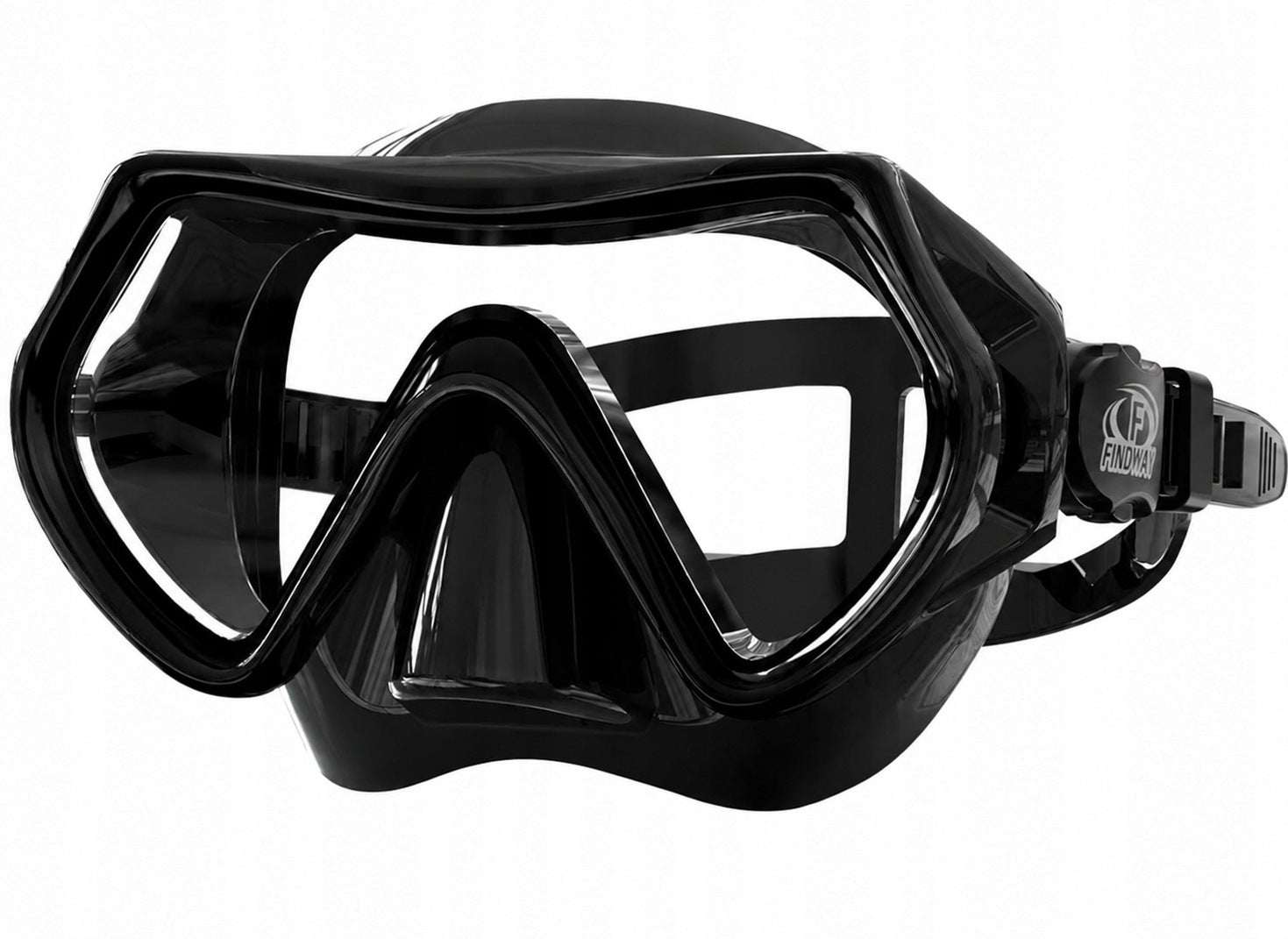 DIVING GLASSES SWIMMING GOGGLES DIVING MASK BLACK