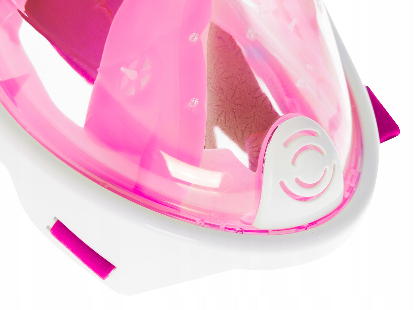 DIVING MASK DIVING FOLDING FULL FACE S/M PINK Color pink