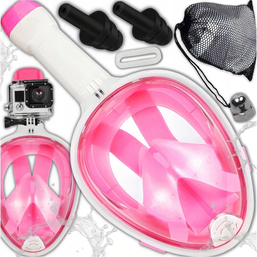 DIVING MASK FOLDING FULL FACE S/M FULL FACE WATER POOL Manufacturer code Maska pełnotwarzowa do nurkowania dzieci