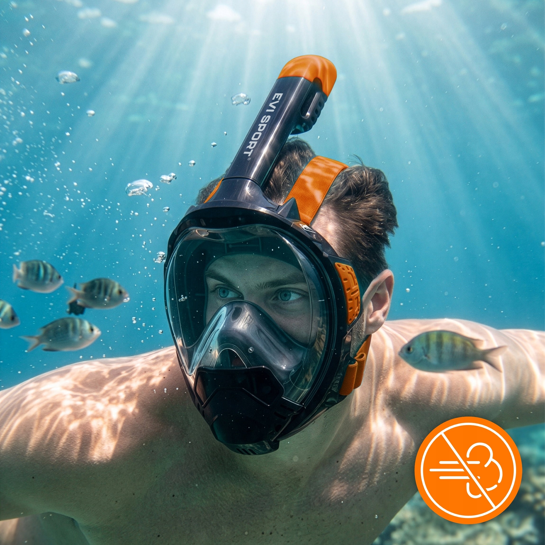 DIVING MASK FOR SNORKELING WATER SAFE TIGHT ANTI-FOG V5.2 L/XL Manufacturer code SHP-1205