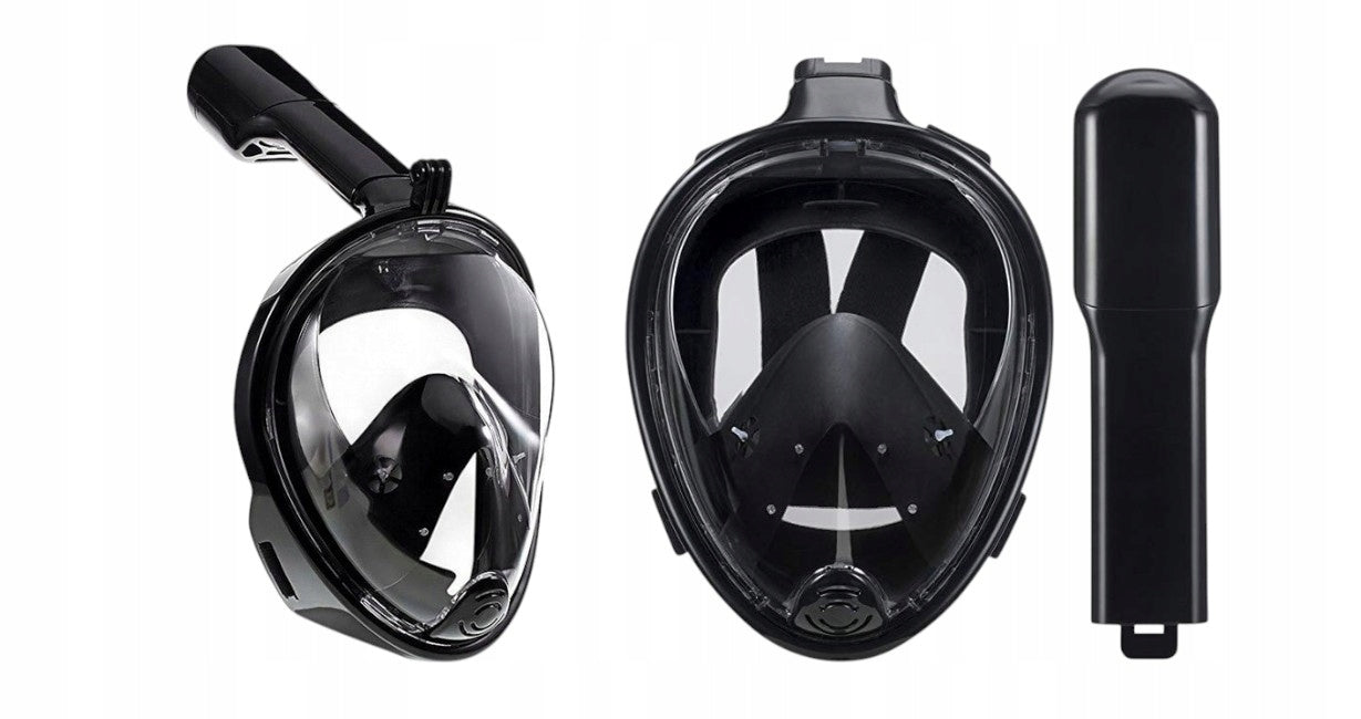 DIVING MASK FULL FACE FOLDING SET FOR SWIMMING ANTIFOG S/M Packaging status original