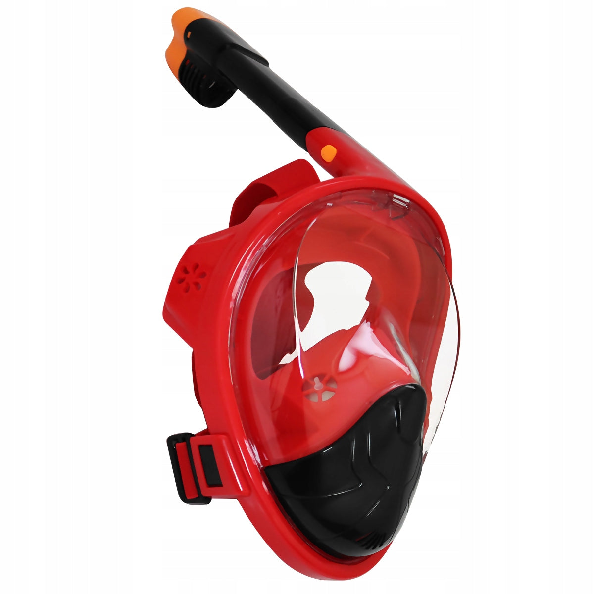 DIVING MASK FULL FACE FOLDING SNORKELING S/M SPORTVIDA Color red