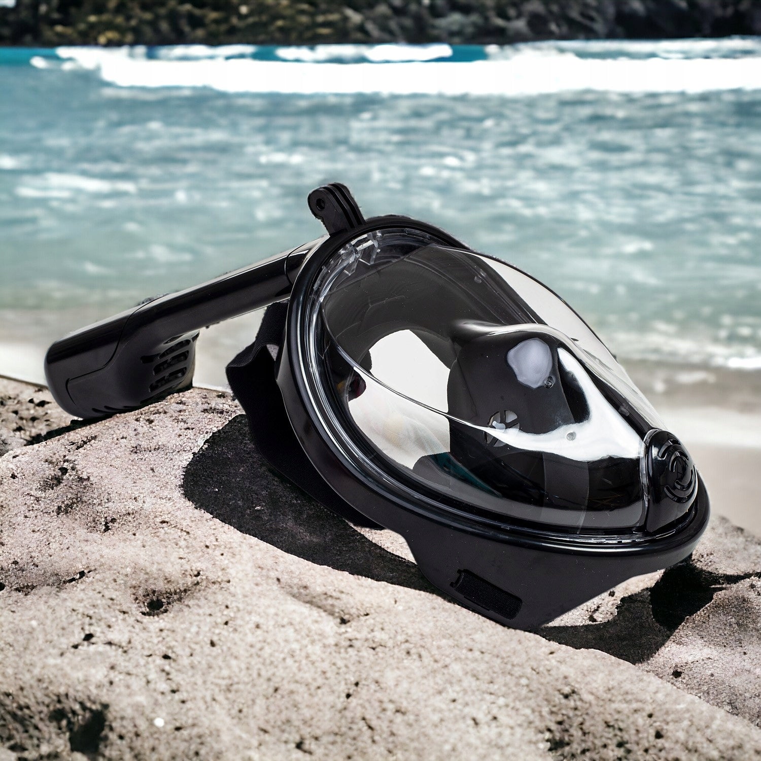 DIVING MASK FULL FACE FOR SWIMMING NON-PAIRING AntiFog S/M Product weight with unit packaging 0.23 kg
