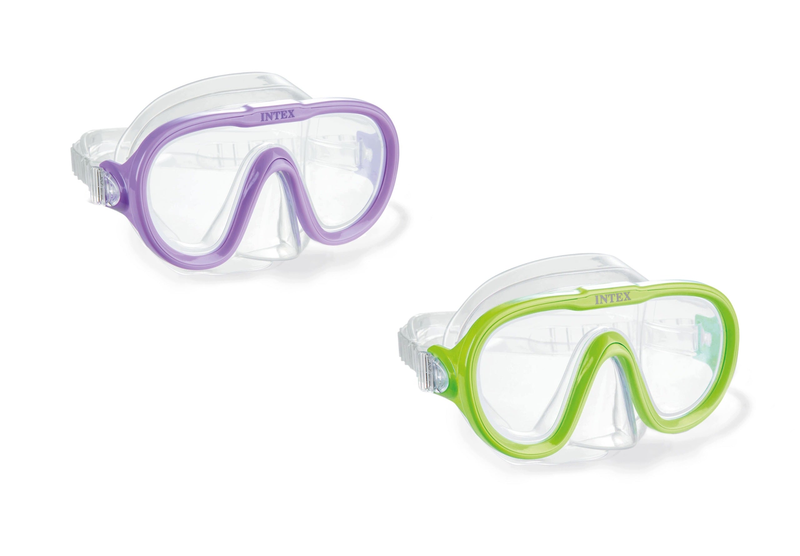 DIVING MASK INTEX PURPLE SEA SCAN 55916 Packaging status original