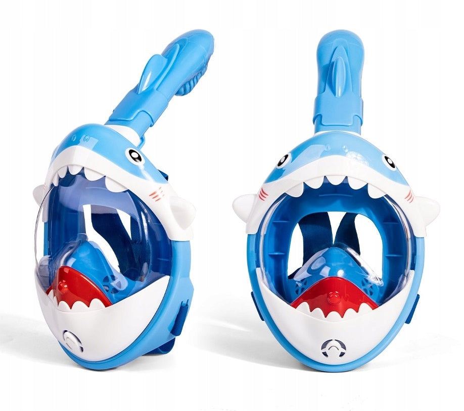 DIVING MASK SNORKELING FOR CHILDREN FULL FACE KIDS BLUE Manufacturer code RM-100